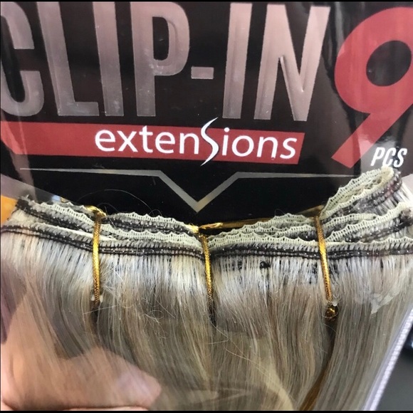 Ash Blonde Clipin 18in 100% Hair Extensions best main image 5